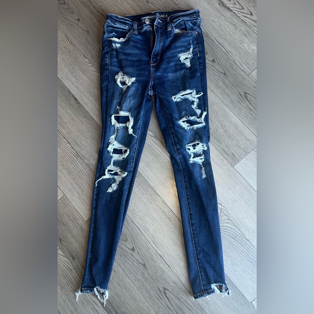 American Eagle Ripped Skinny Jeans